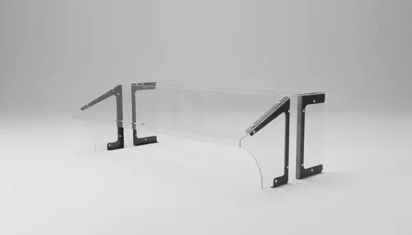 Advance Tabco BSG-SGL3 Single Side Food Shield for Buffets