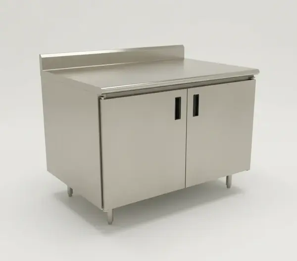 Advance Tabco EHK-SS-245-X Work Table with Top and Doors