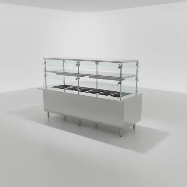 Advance Tabco NDSG-12-108 Self Service Sleek Food Shield