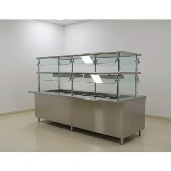 Advance Tabco NDSG-12-48 Self Service Sleek Food Shield