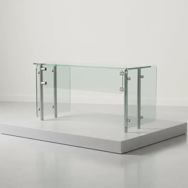 Advance Tabco STFS-18-48 Food Shield with Glass Top Shelf