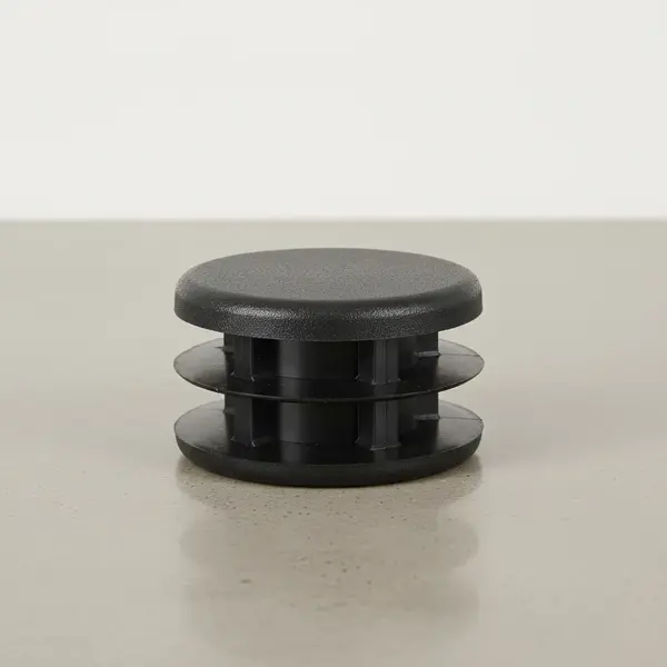 AllPoints Foodservice Parts & Supplies 1268072 1" OD Handle Cap - Black Plastic