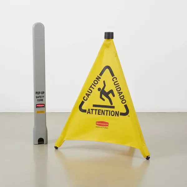 AllPoints Foodservice Parts & Supplies 36216 Rubbermaid® Pop-Up Safety Cone - 20" Height