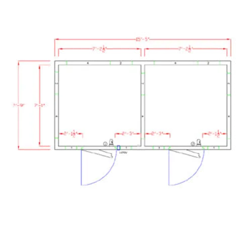 American Panel Corporation 8X16-I