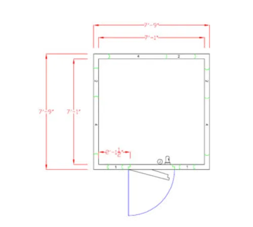 American Panel Corporation 8X8F-O