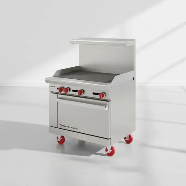 American Range AR-36G-SB 36" Gas Range with Griddle