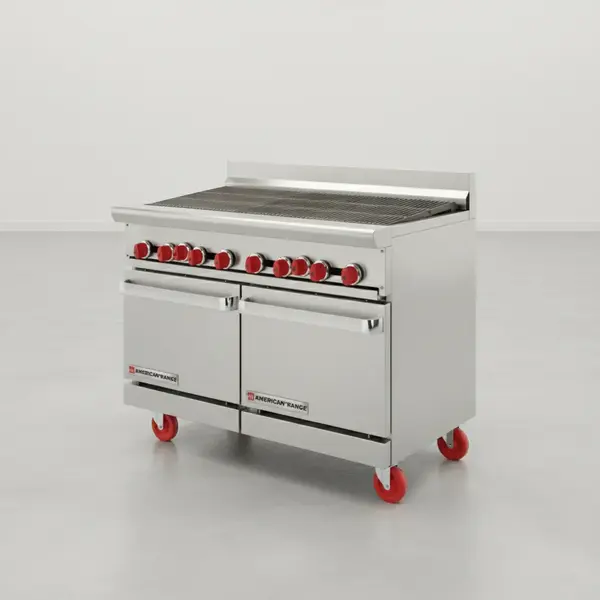 American Range AR-3RB-SB 36" Restaurant Gas Range with Charbroiler