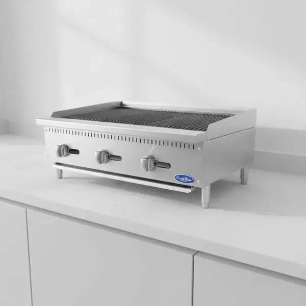 Atosa USA ATCB-36 Gas Countertop Charbroiler - 105,000 BTU