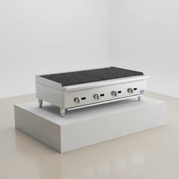 Atosa USA ATCB-48 Gas Countertop Charbroiler - 140,000 BTU