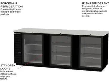 Beverage Air BB94HC-1-FG-S