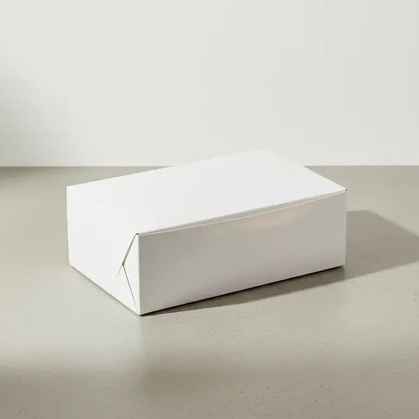 BOXIT CORPORATION 6.5x3.75x2.13 White Bakery Box - 250 Count