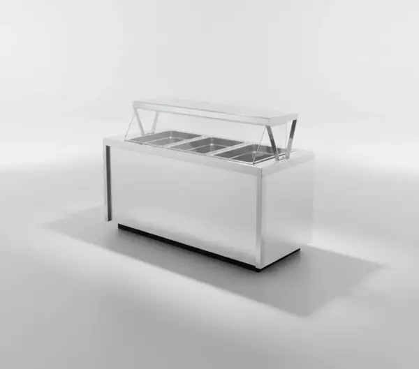 Caddy A-61 Sneeze Protector with Overshelf for 3 Well