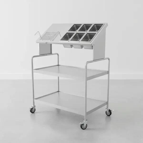 Caddy T-560 Tray Starter Caddy with Stainless Steel Pans