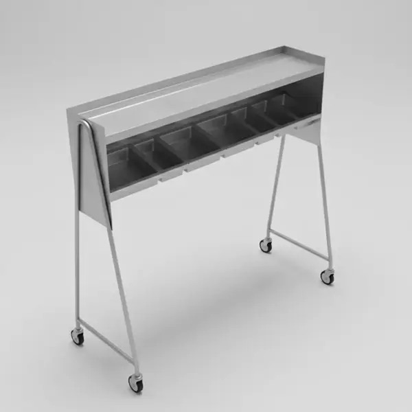 Caddy T-570 Tray Starter Caddy with Two Shelves