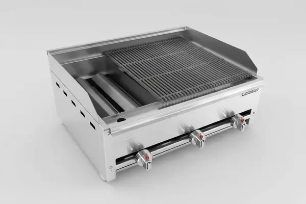 Connerton RLRB-23-32R-S 32" Gas Countertop Charbroiler
