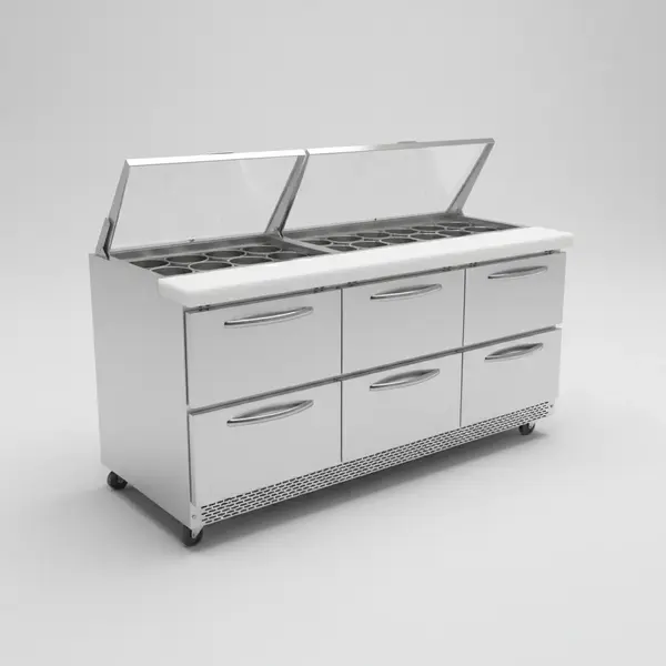 Continental Refrigerator D72N30M-FB-D