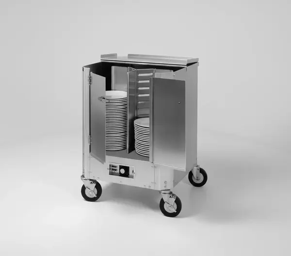 Cres Cor HJ53113180 Heated Dish Dolly for 180 Plates