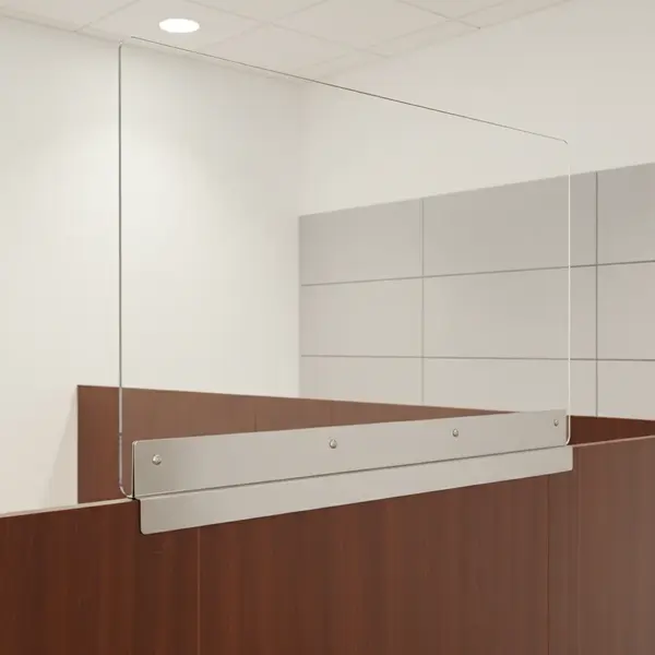 Eagle Group BGDW-2424 Breath Shield - Plexiglass Divider