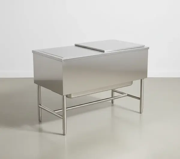 Eagle Group E64-1800 Ice Chest with Sliding Stainless Steel Cover