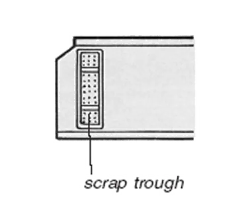 Eagle Group SCRAP TROUGH