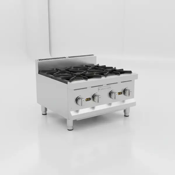 Eurodib USA T-HP424 4-Burner Countertop Gas Hotplate