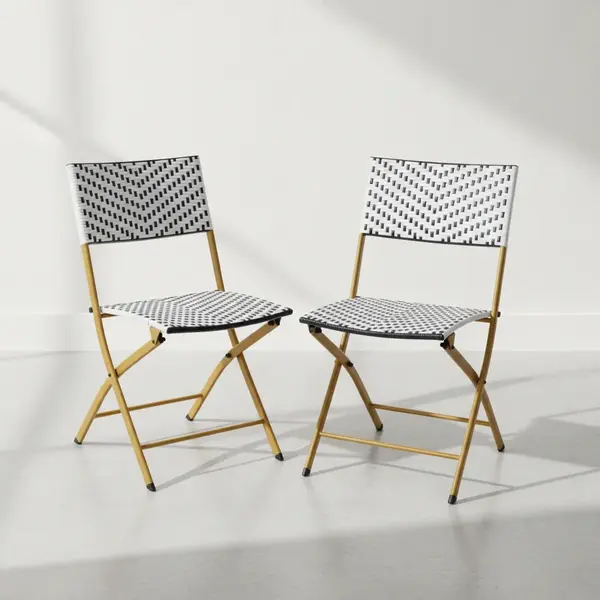 Flash Furniture 2-FV-FWA086-NVY-WHT-GG