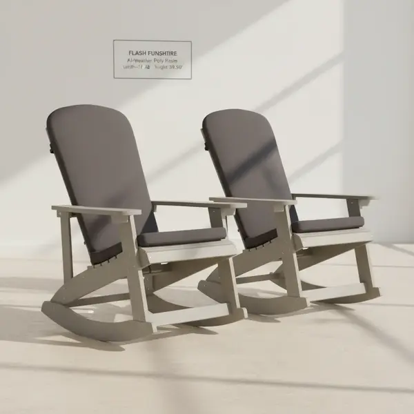 Flash Furniture 2-JJ-C14705-CSNGY-GY-GG