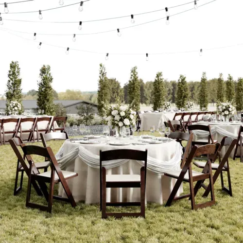 Flash Furniture 2-L-1-WG-RESIN-DKBRN-GG