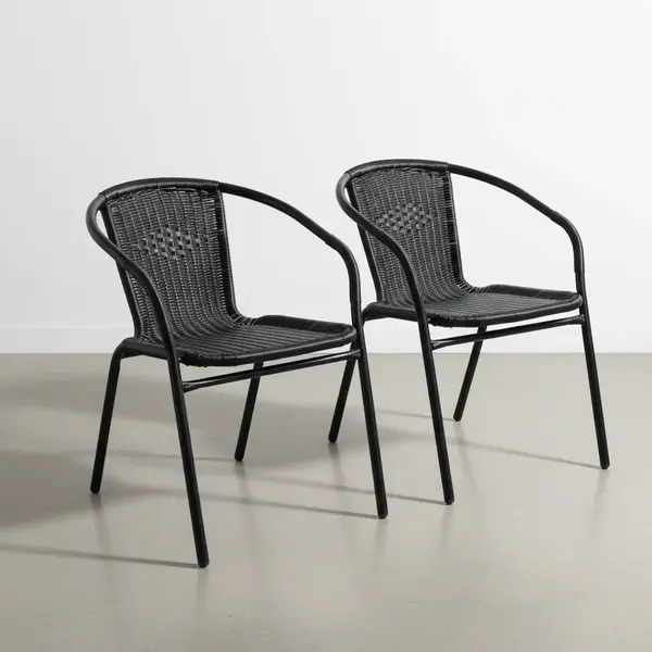 Flash Furniture 2-TLH-037-BK-GG