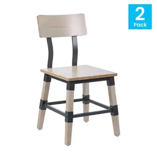Flash Furniture 2-XU-DG-W0236-ANTWHT-GG