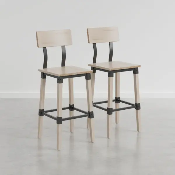 Flash Furniture 2-XU-DG-W0236B-ANTWHT-GG