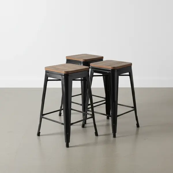 Flash Furniture 4-ET-31320W-24-BK-R-GG