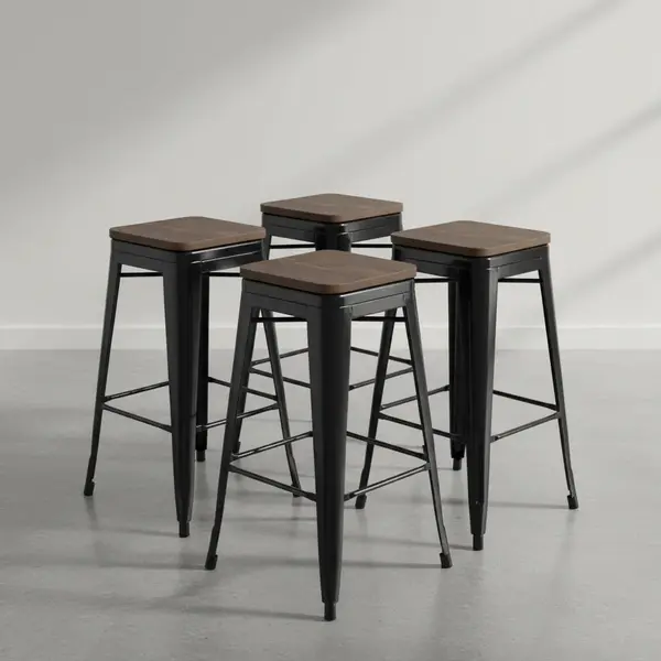 Flash Furniture 4-ET-31320W-30-BK-R-GG