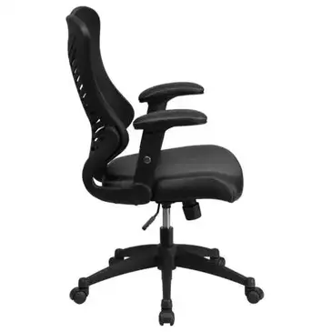 Flash Furniture BL-ZP-806-BK-LEA-GG