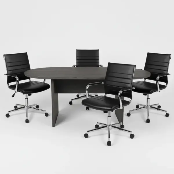 Flash Furniture BLN-6GCGRY595M-BK-GG