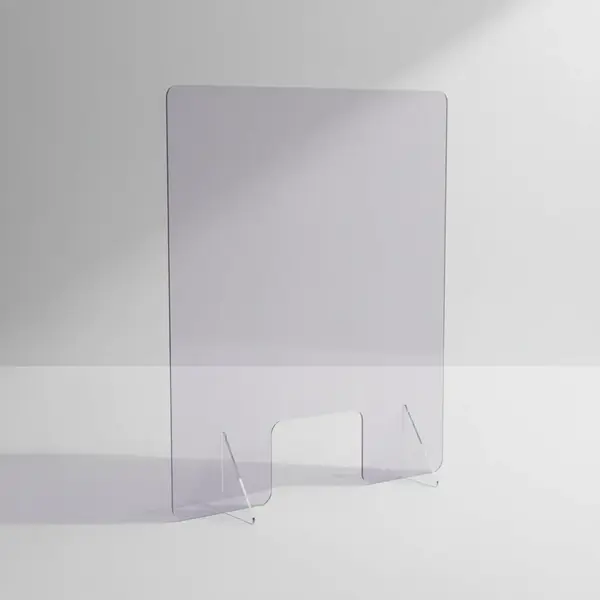 Flash Furniture Violet Free-Standing Register Shield/Sneeze Guard