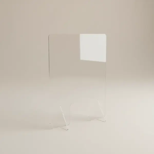 Flash Furniture Mission Free-Standing Register Shield/Sneeze Guard