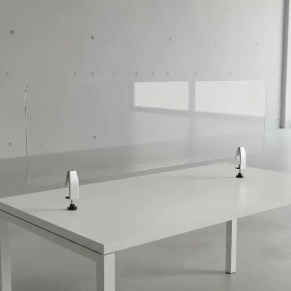 Flash Furniture BR-DDIA-30139-GG Halle Desk Partition - Clear Acrylic