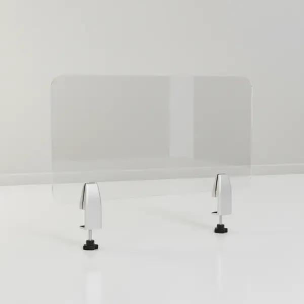 Flash Furniture BR-DDIA-3058-GG Halle Desk Partition - Clear Acrylic