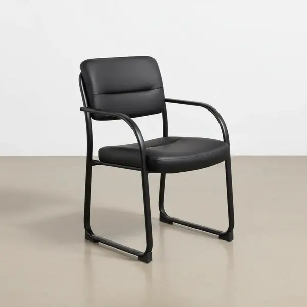 Flash Furniture BT-510-LEA-BK-GG