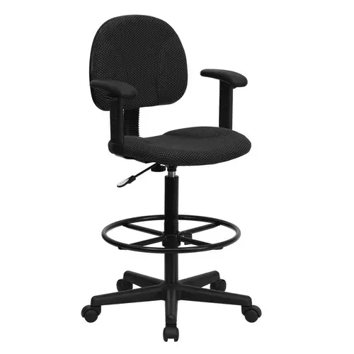 Flash Furniture BT-659-BLK-ARMS-GG