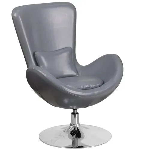 Flash Furniture CH-162430-GY-LEA-GG