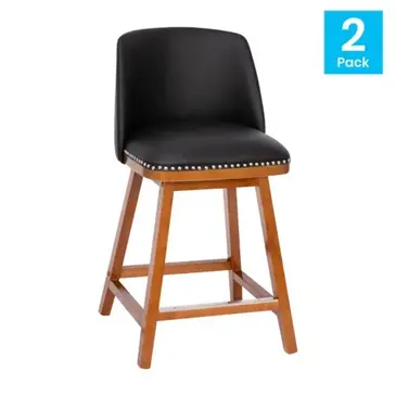 Flash Furniture CH-192162X000PU-24-BK-GG