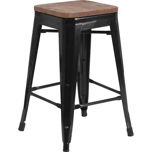 Flash Furniture CH-31320-24-BK-WD-GG