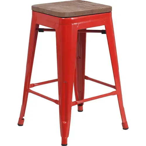Flash Furniture CH-31320-24-RED-WD-GG