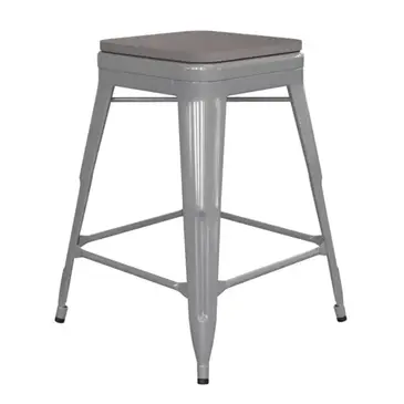Flash Furniture CH-31320-24-SIL-PL2G-GG