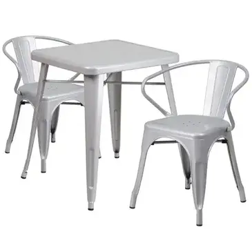 Flash Furniture CH-31330-2-70-SIL-GG