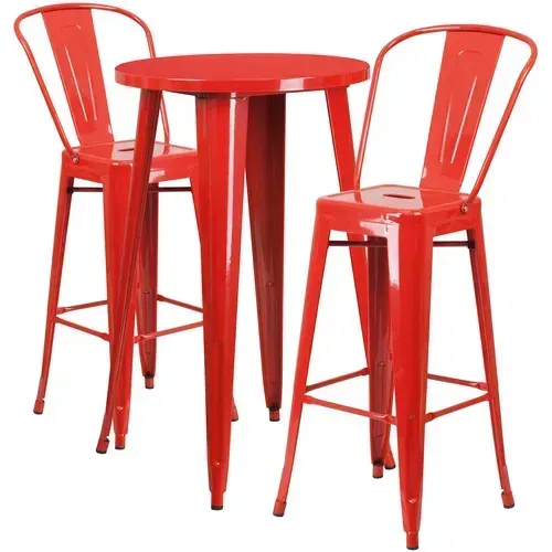 Flash Furniture CH-51080BH-2-30CAFE-RED-GG