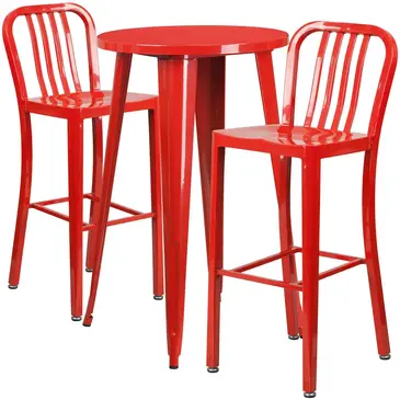 Flash Furniture CH-51080BH-2-30VRT-RED-GG
