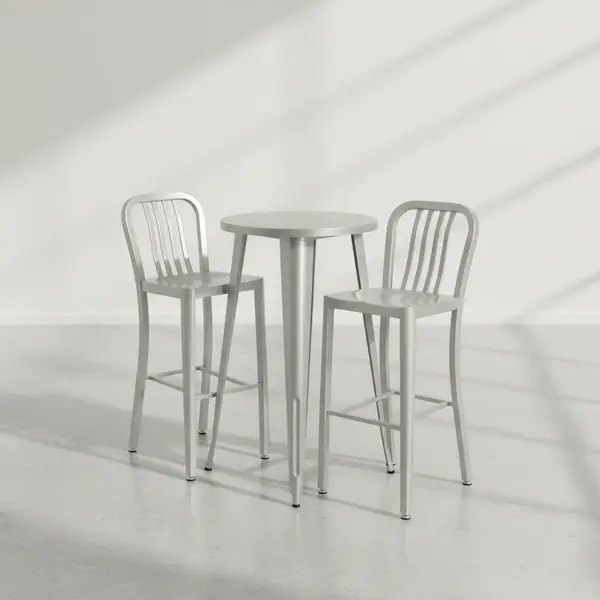 Flash Furniture CH-51080BH-2-30VRT-SIL-GG